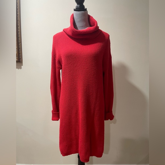 BP Cowl Neck Sweater Dress - Picture 1 of 7